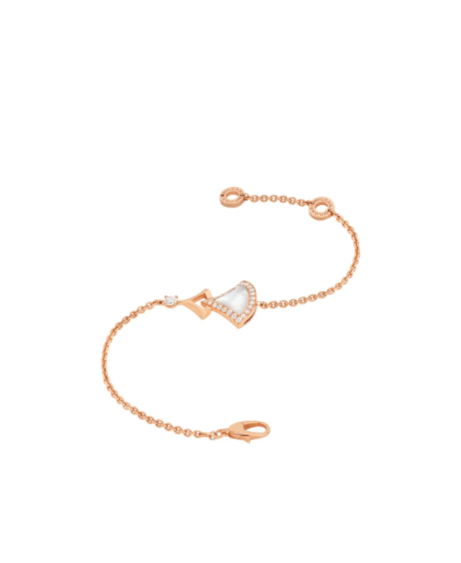 Logo Rose Gold Bracelet