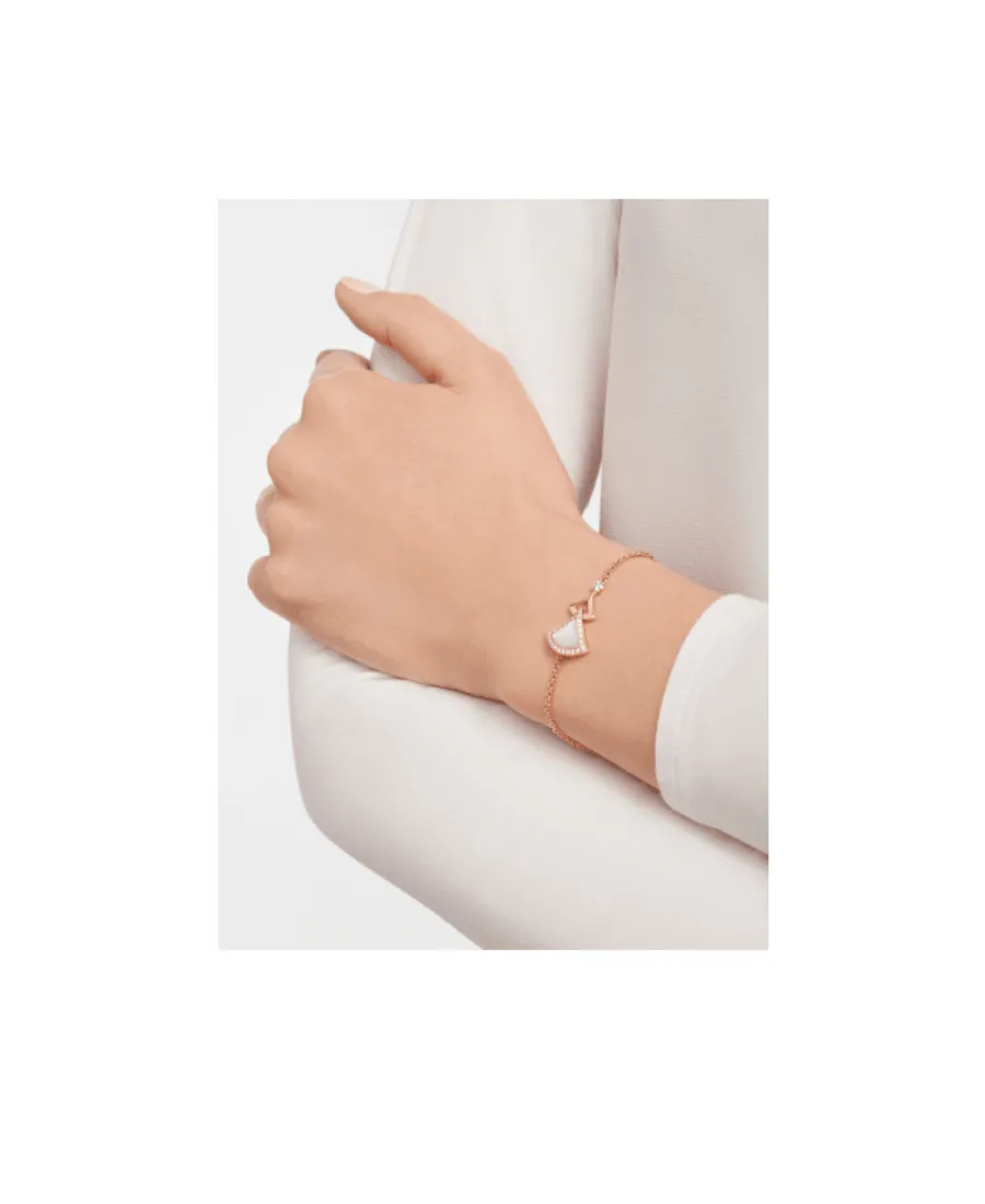 Logo Rose Gold Bracelet