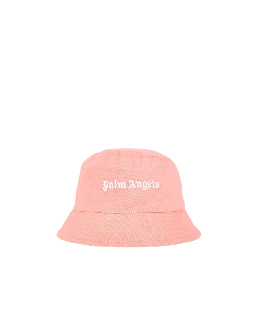 Palm Angels Kids Reversible Logo Bucket Hat