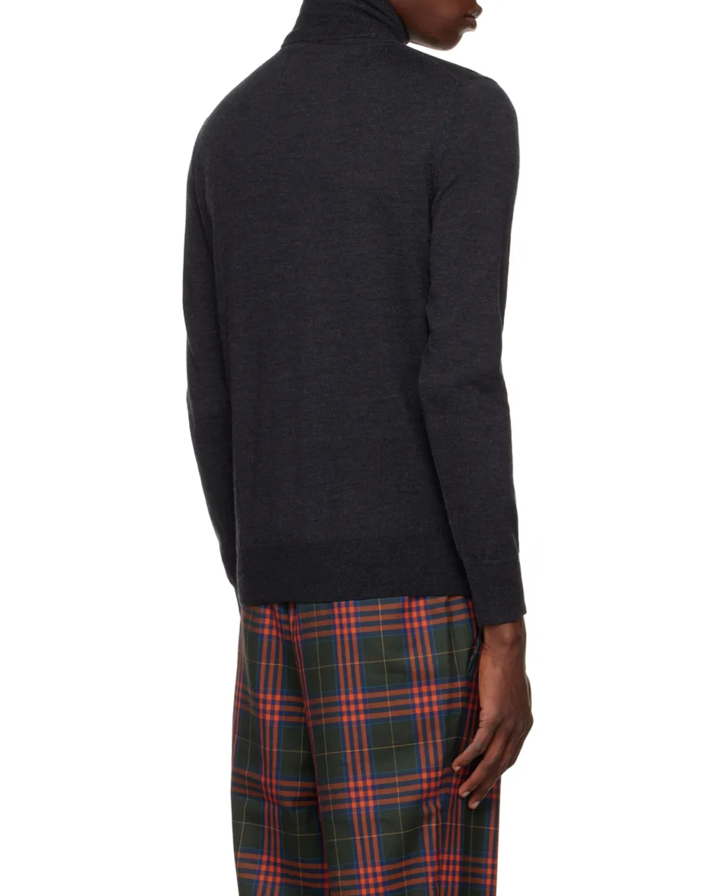Vivienne Westwood Orb Embroidered Turtleneck Knit Jumper