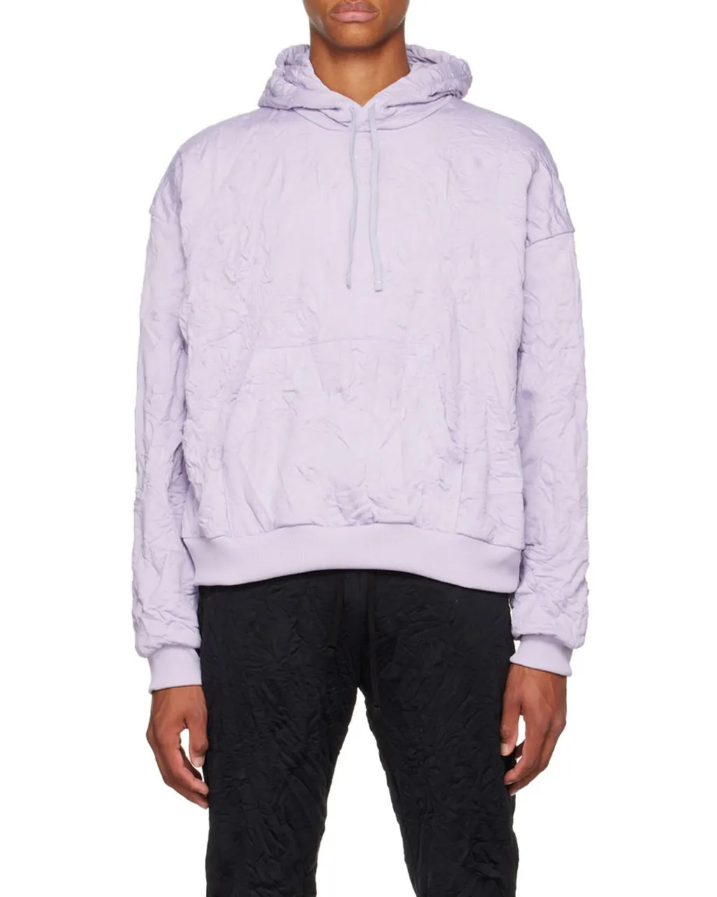 Crinkled Terry Hoodie