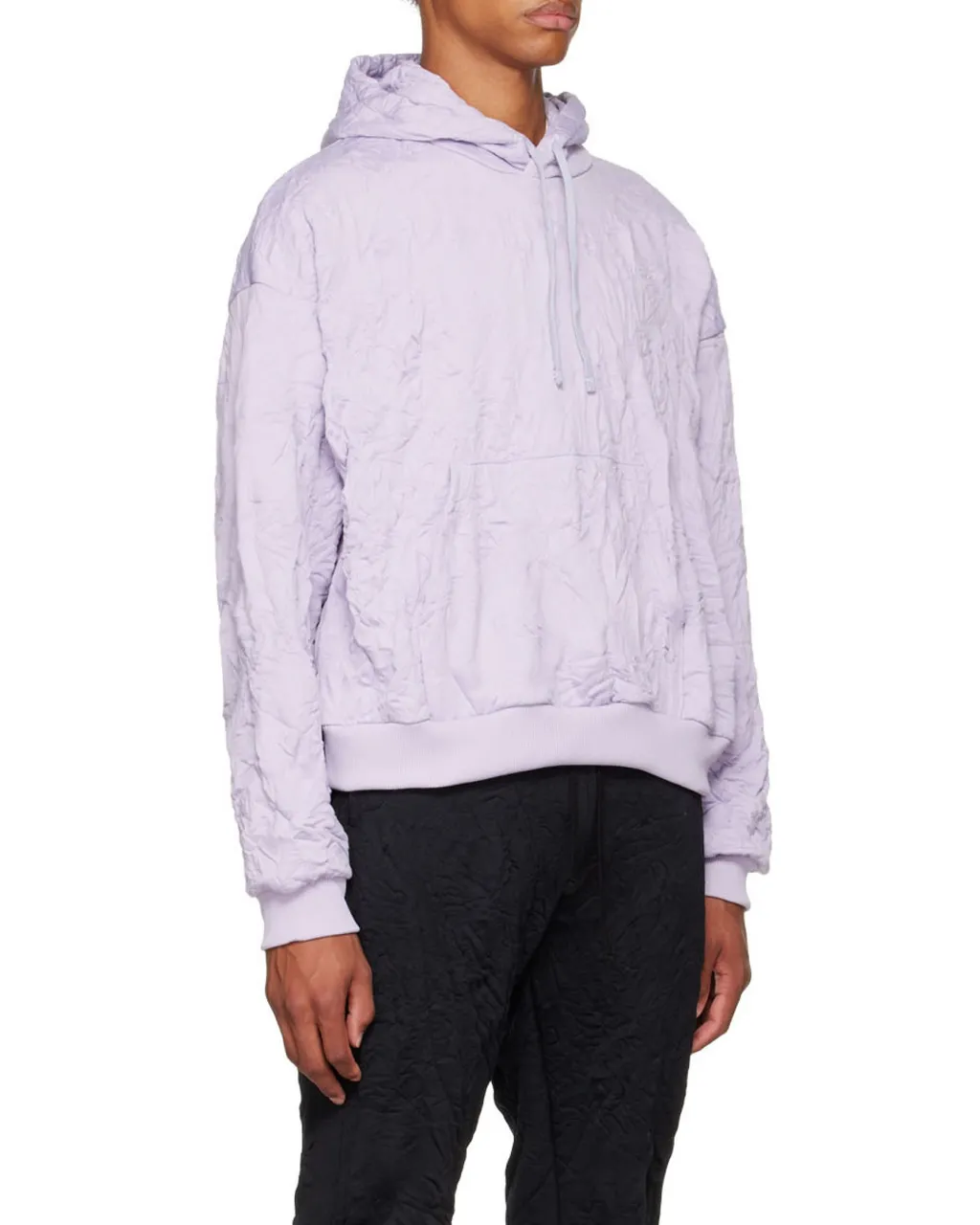 Crinkled Terry Hoodie