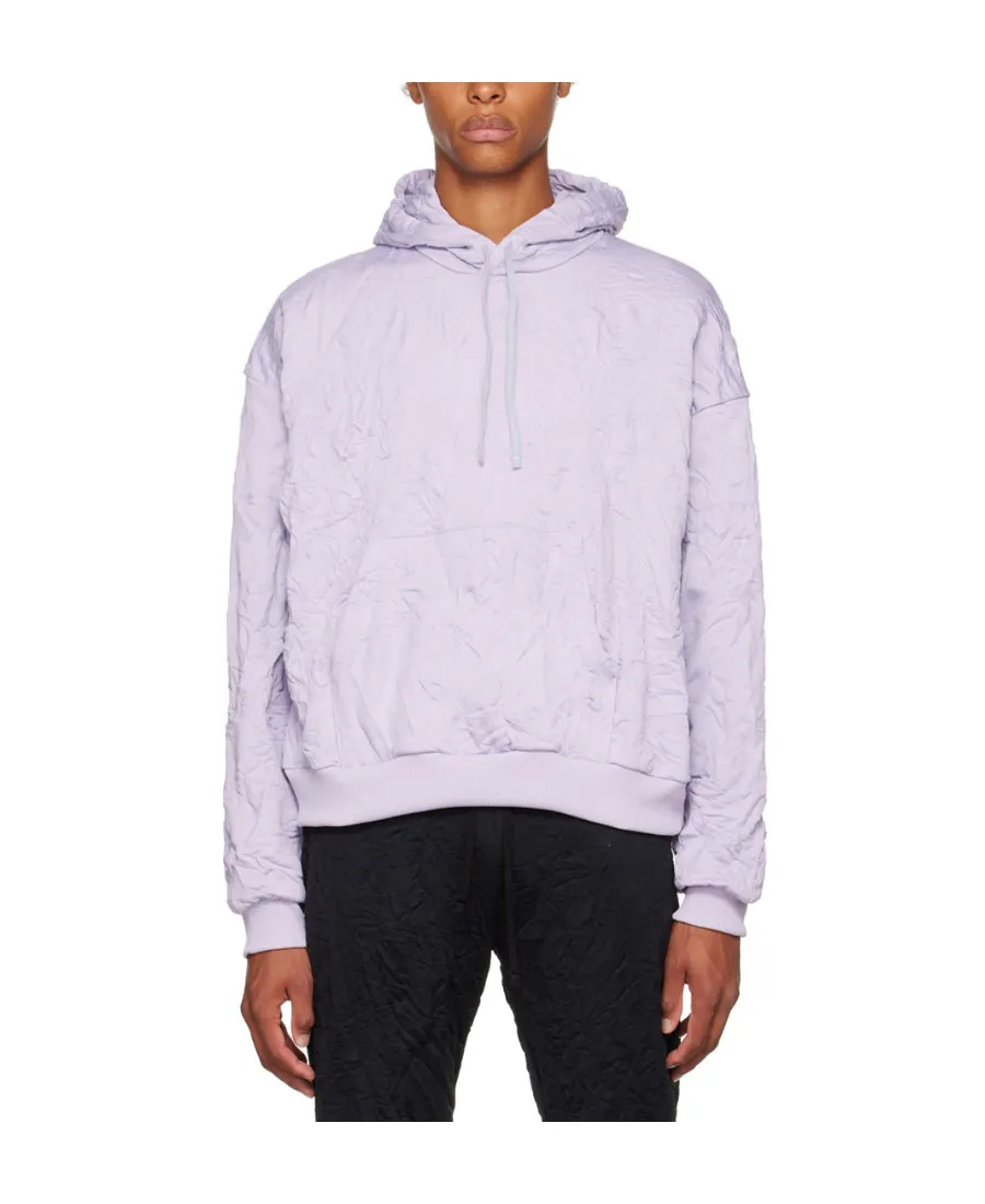 Crinkled Terry Hoodie