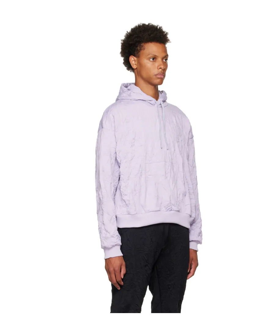Crinkled Terry Hoodie