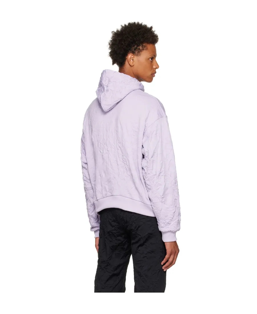 Crinkled Terry Hoodie