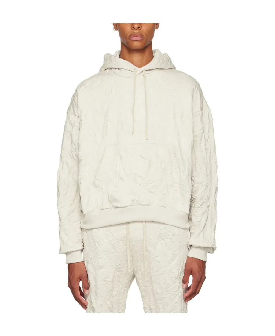 Crinkled Terry Hoodie
