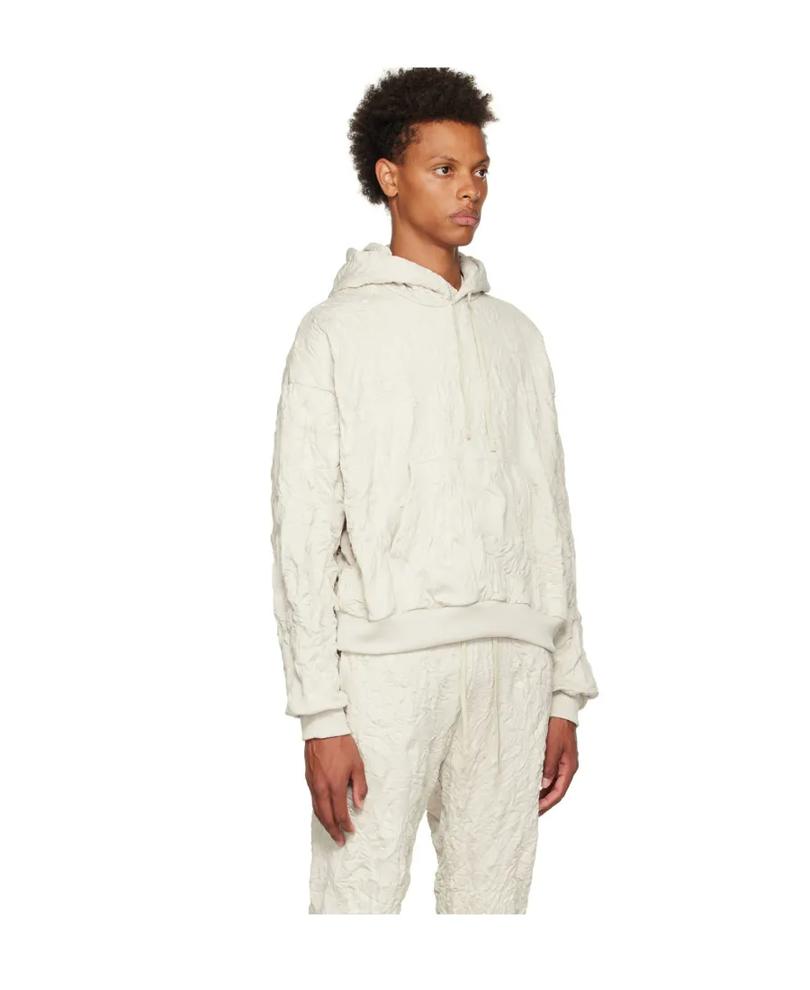 Crinkled Terry Hoodie