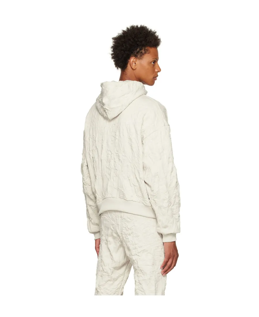 Crinkled Terry Hoodie