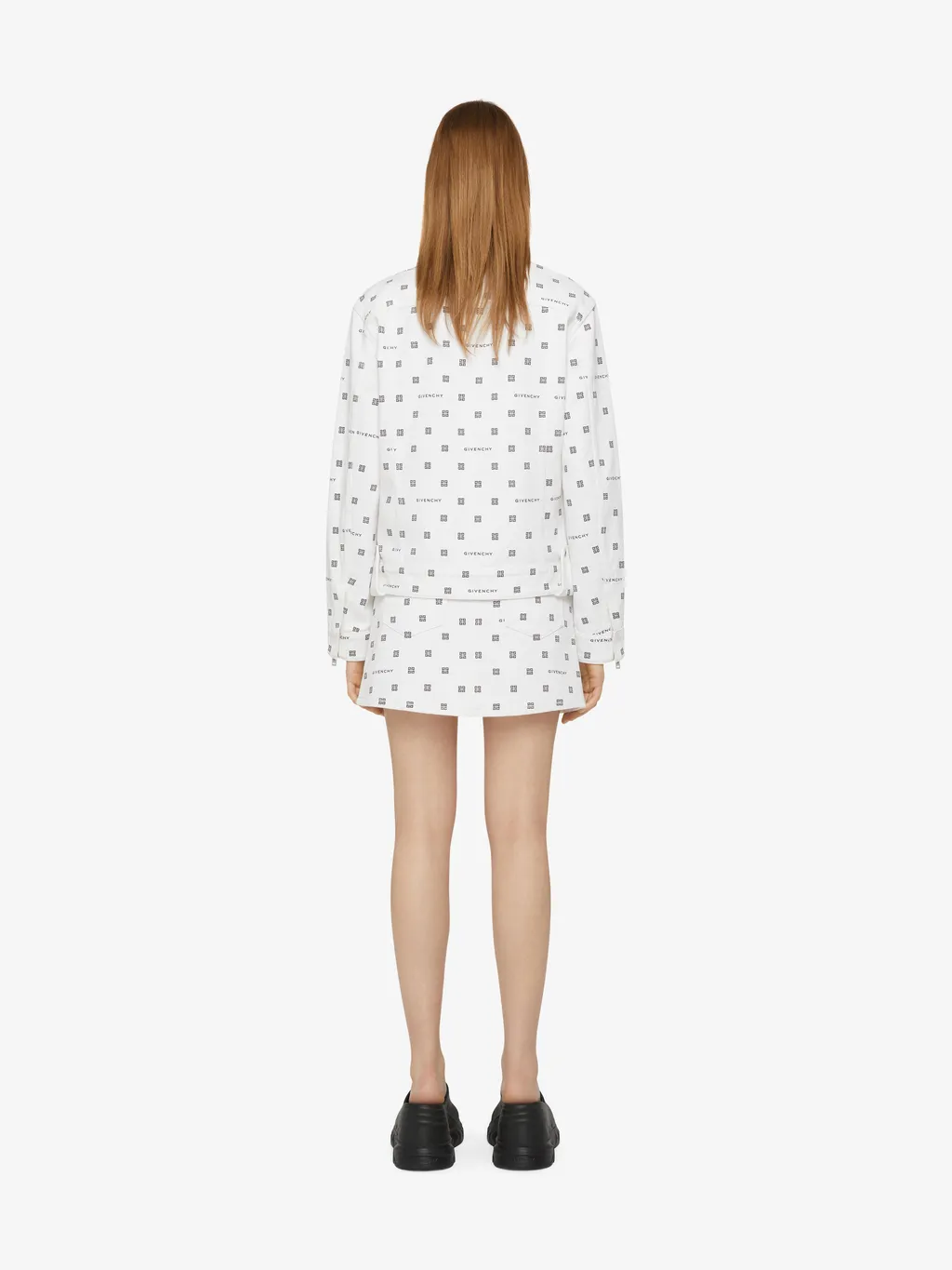 Oversized Jacket In Givenchy 4G Jacquard