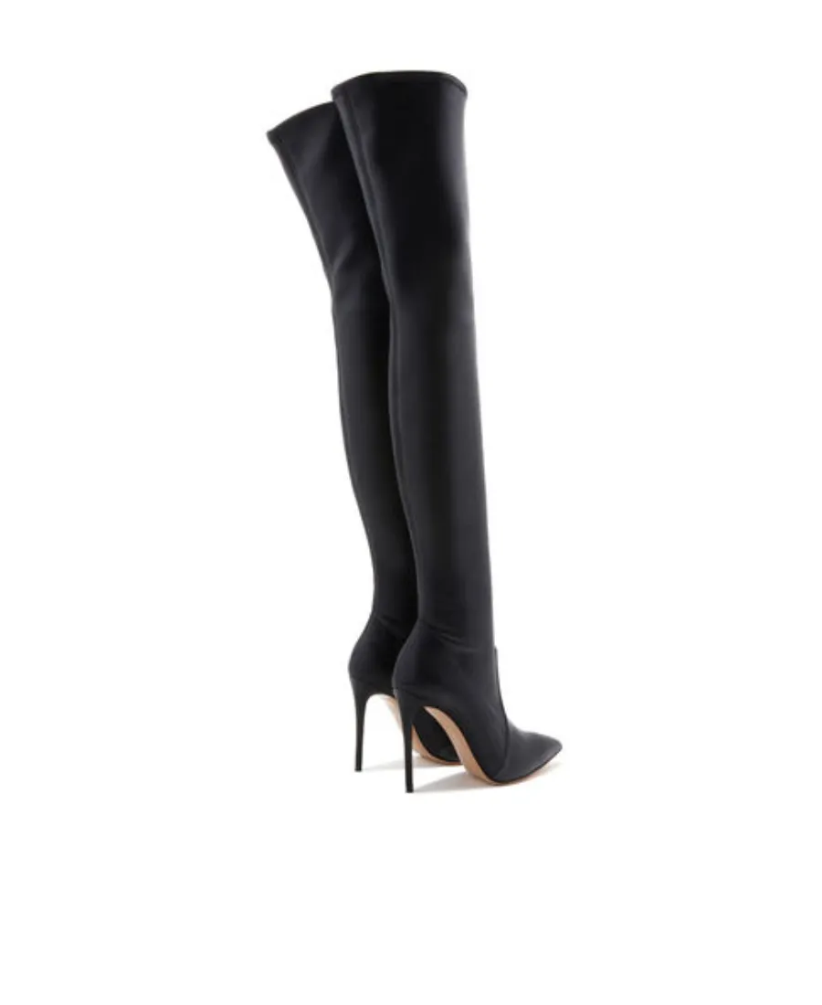 Blade 115Mm Stretch-Leather Boots