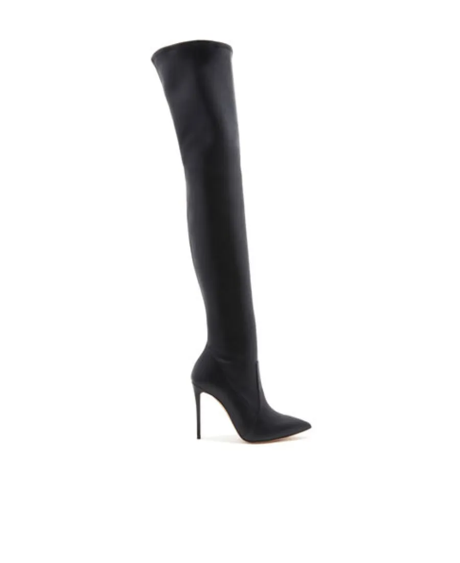 Blade 115Mm Stretch-Leather Boots