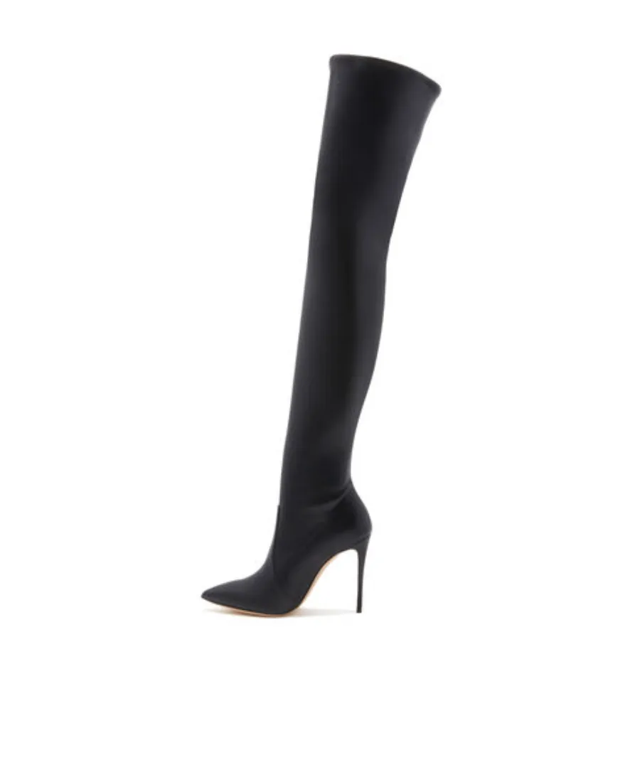 Blade 115Mm Stretch-Leather Boots