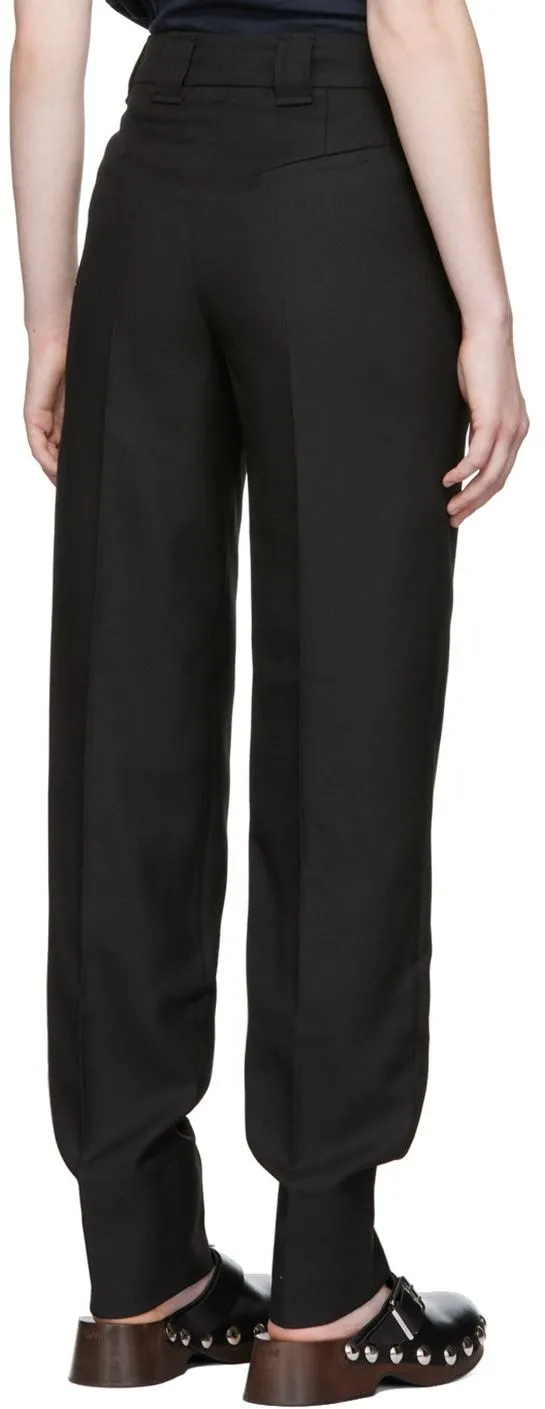 Tapered Cuff Tailored Trousers