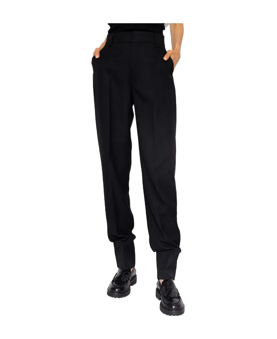 Tapered Cuff Tailored Trousers