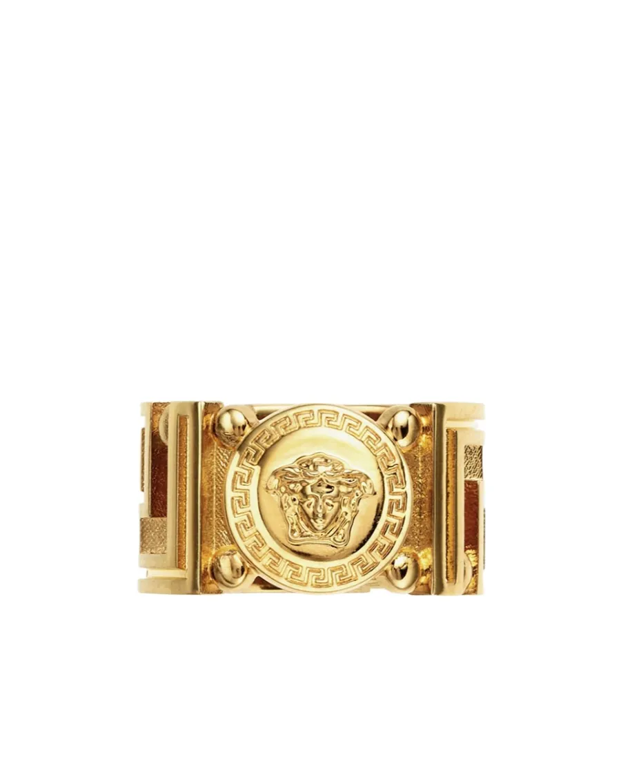 Versace Chained Logo Ring
