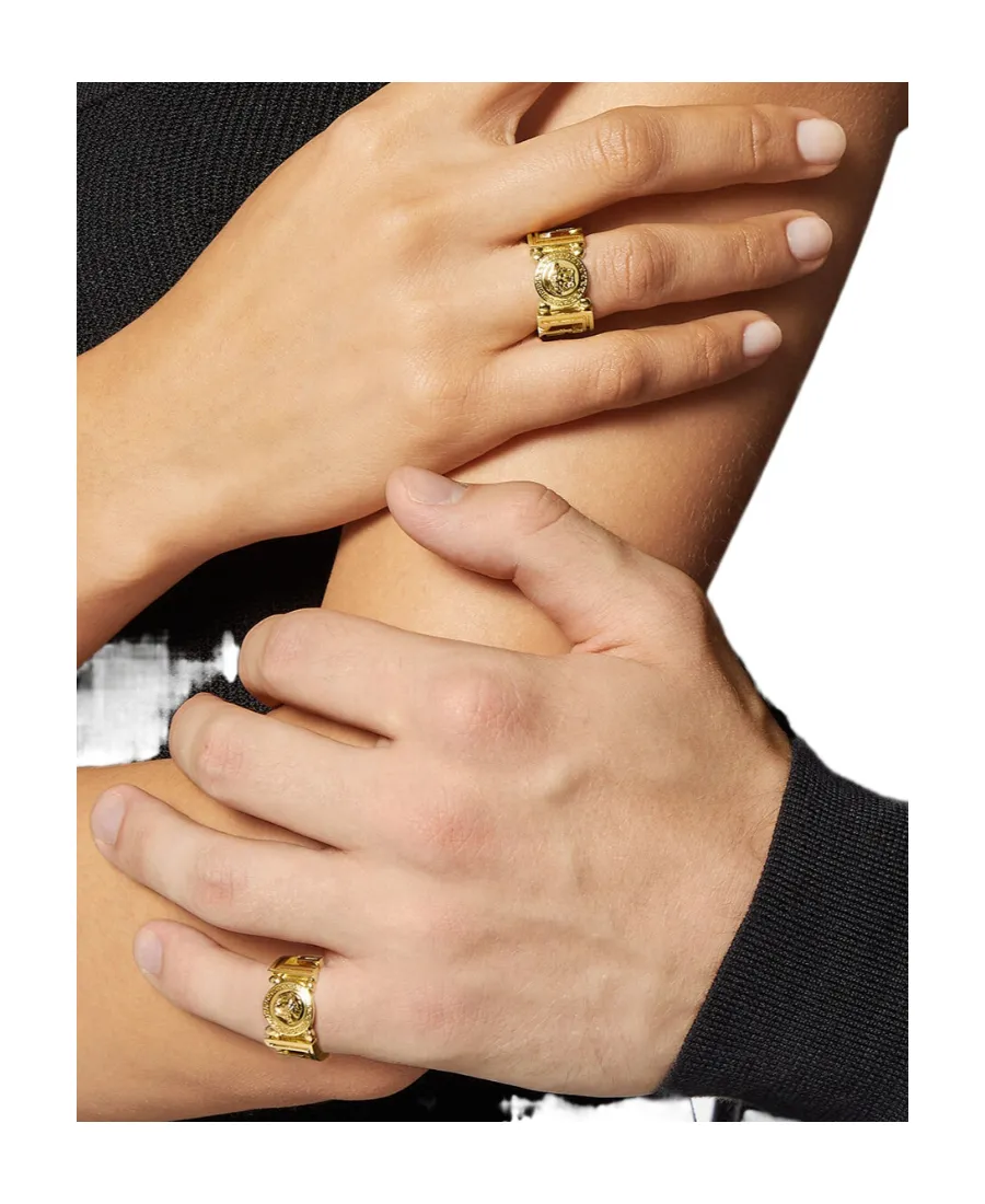 Versace Chained Logo Ring