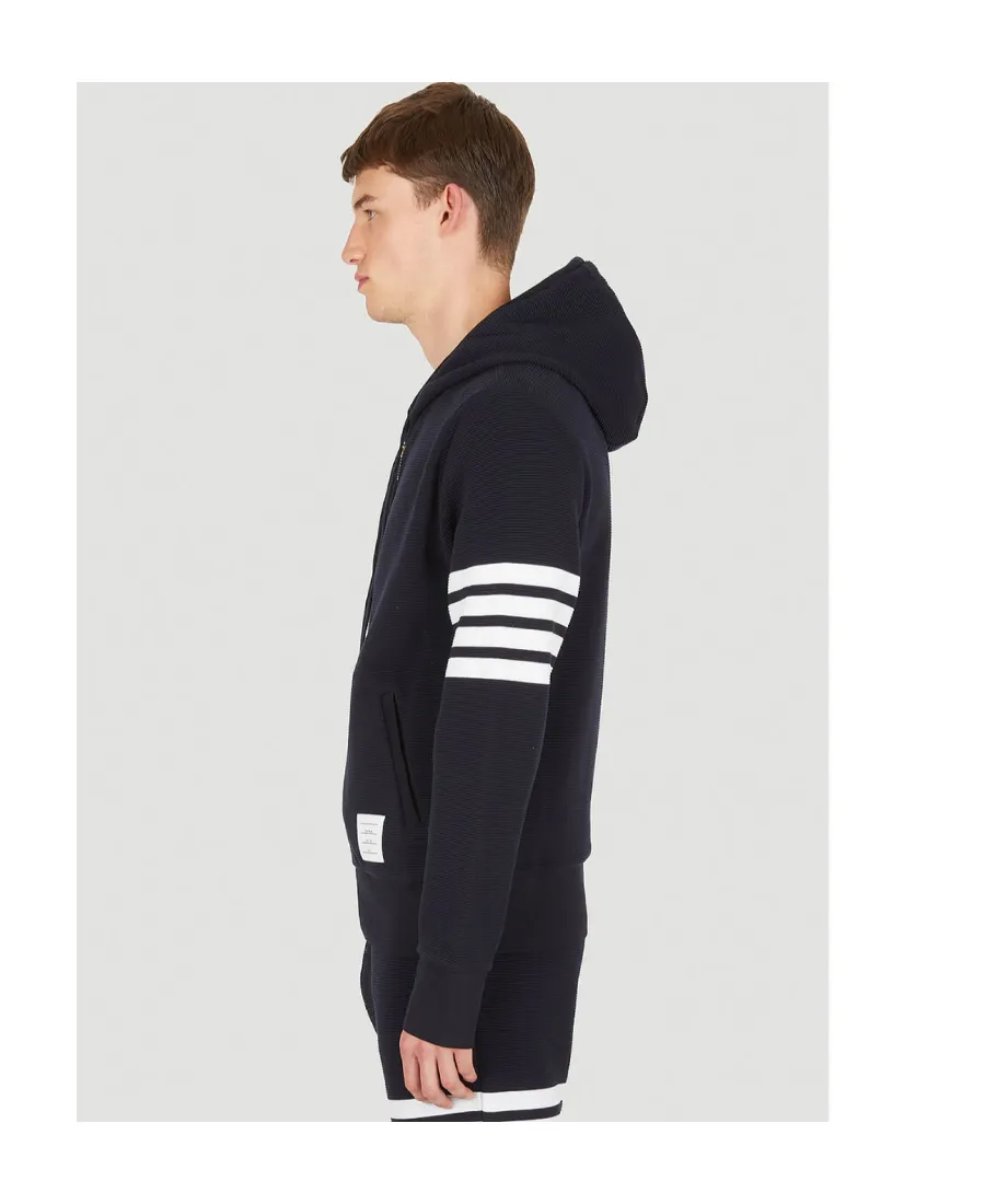 Logo-Patch Zip-Up Hoodie