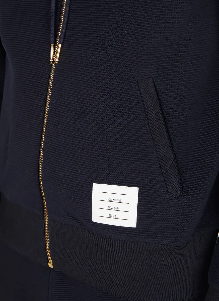 Logo-Patch Zip-Up Hoodie