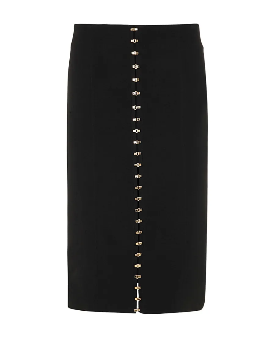 Blumarine Hook Detailed Skirt