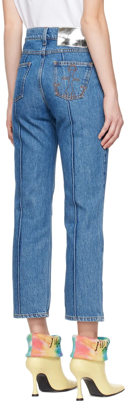 Jw Anderson Chain-Link Slim Fit Jeans