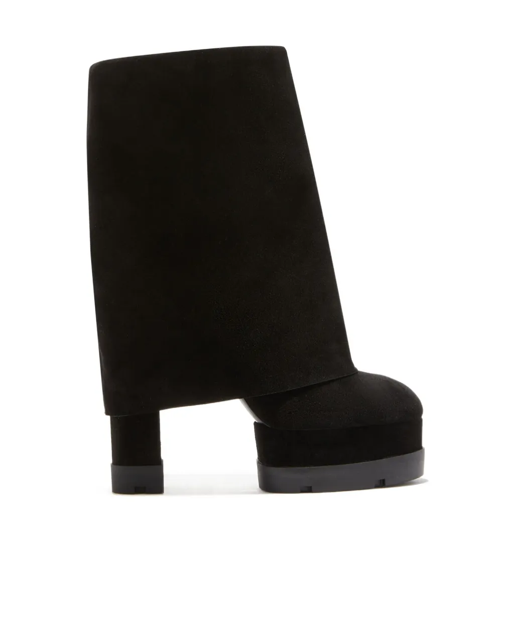 Knee-Length Suede Boots