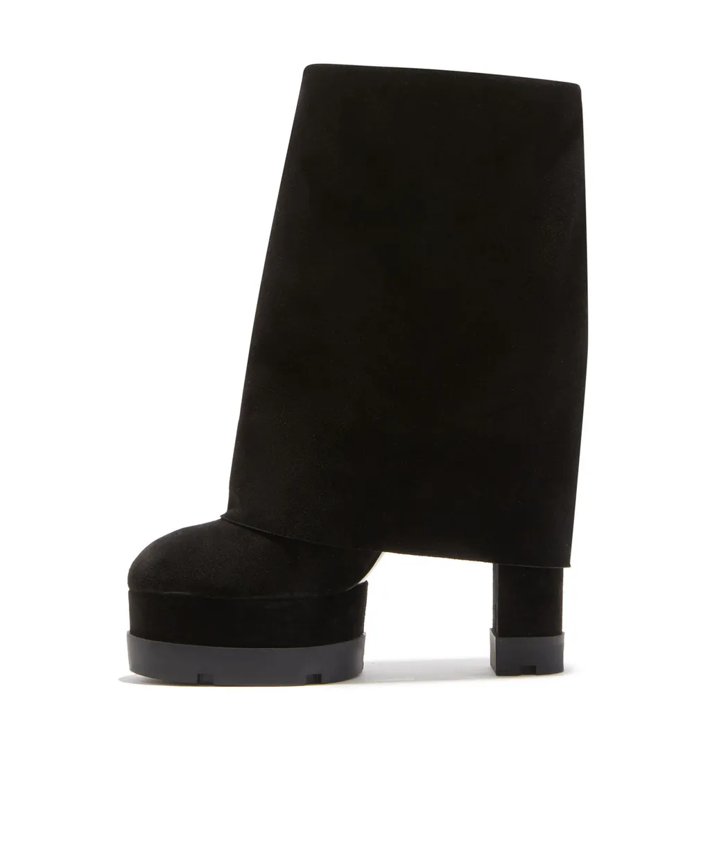 Knee-Length Suede Boots