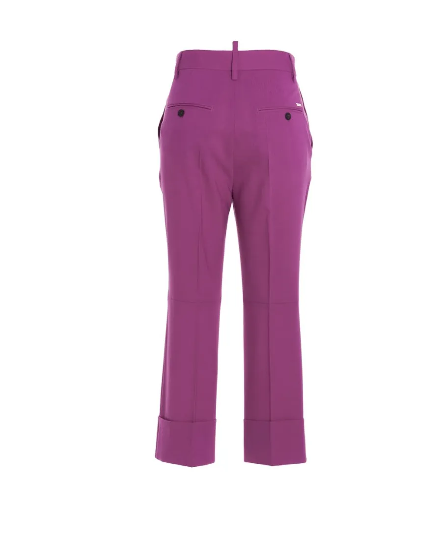 Dsquared2 Pleated Wide-Leg Trousers