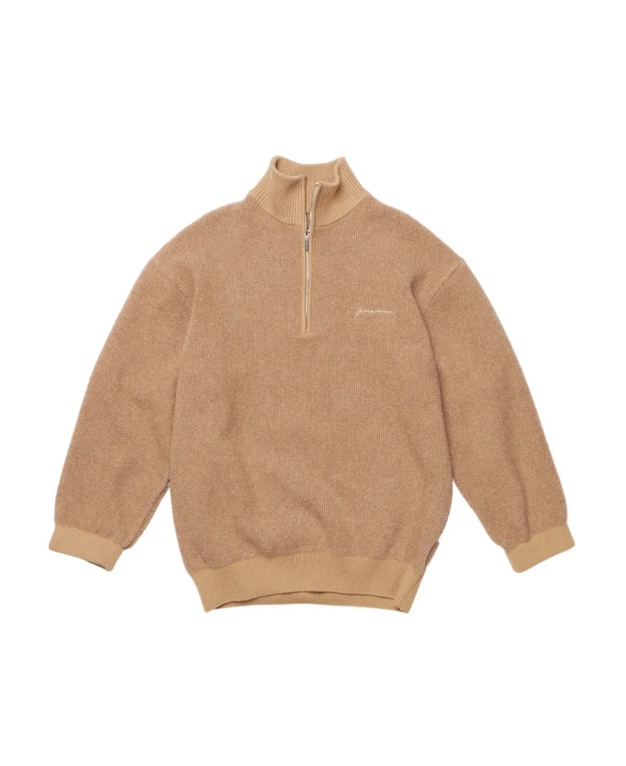 Jacquemus La Maille Berger Zip Collar Sweater