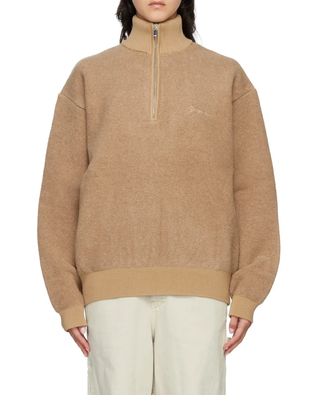 Jacquemus La Maille Berger Zip Collar Sweater