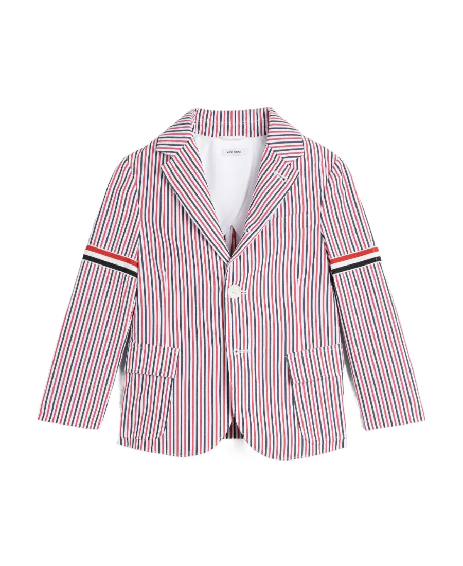 Rwb Stripe Cotton Blazer