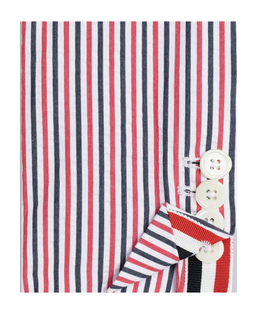 Rwb Stripe Cotton Blazer