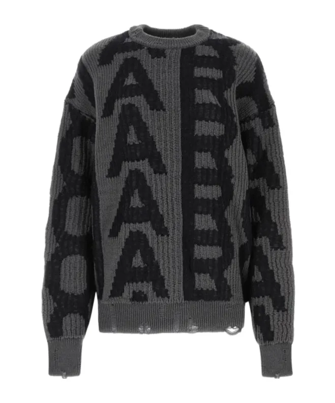 Marc Jacobs Distressed Crewneck Jumper