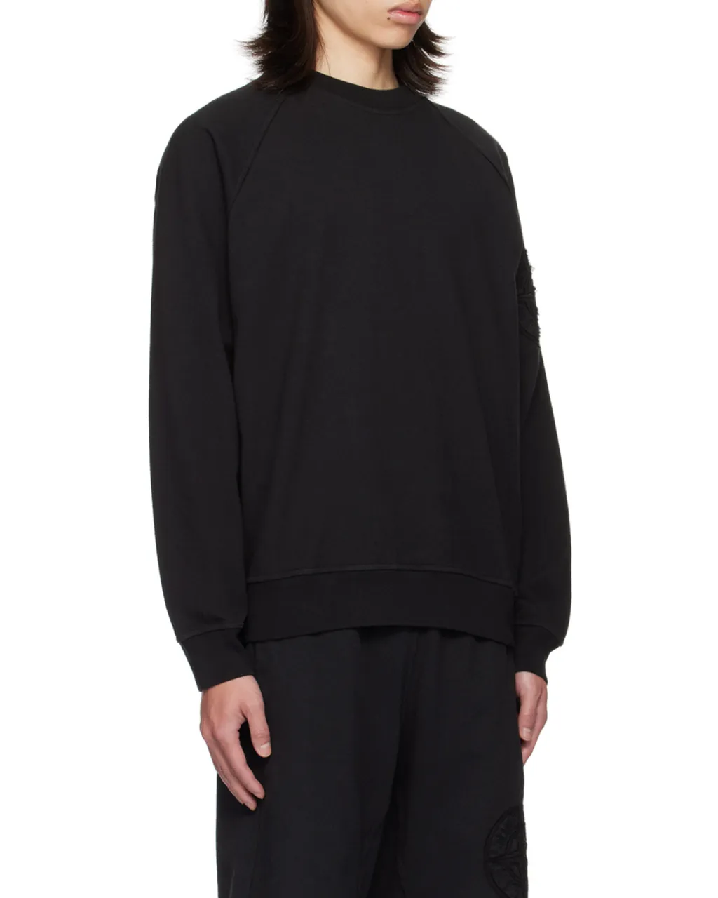 Stone Island Logo Patch Crewneck Sweatshirt
