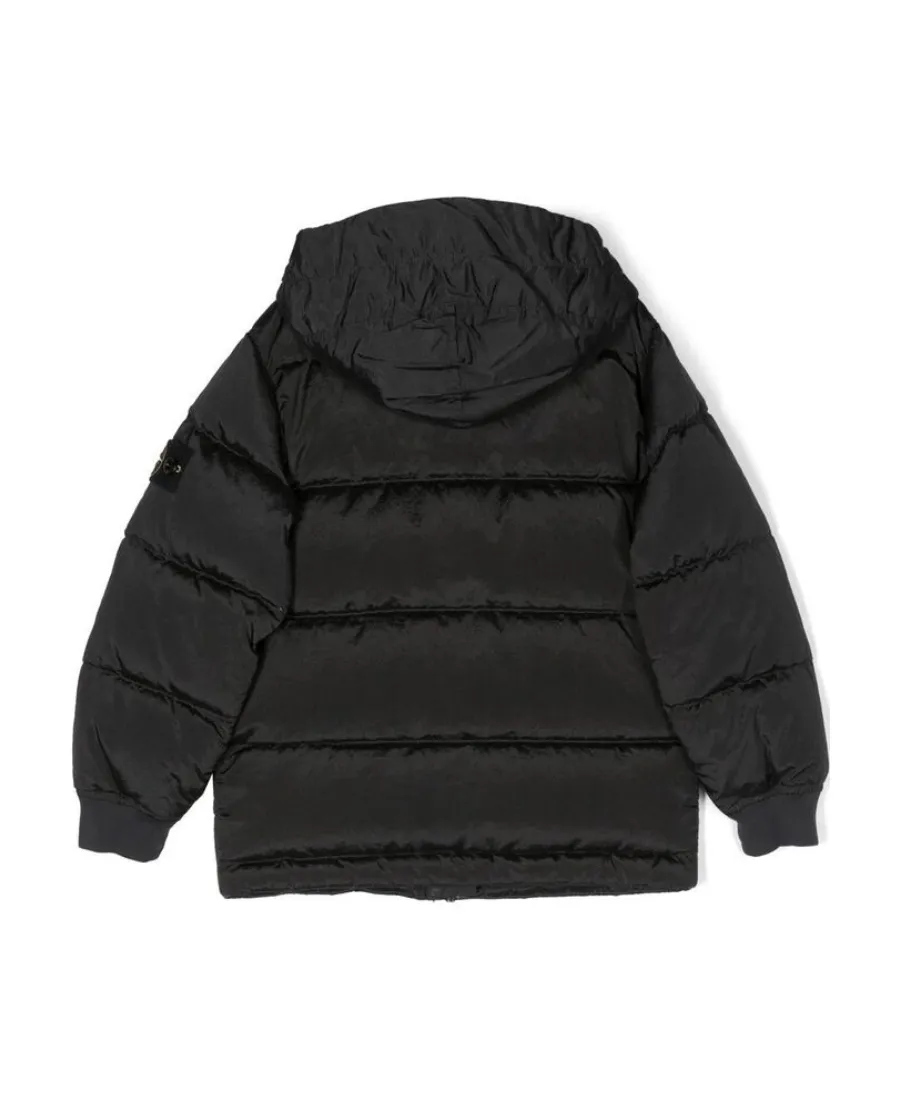 Stone Island Down Jacket Blouson Logo Patch