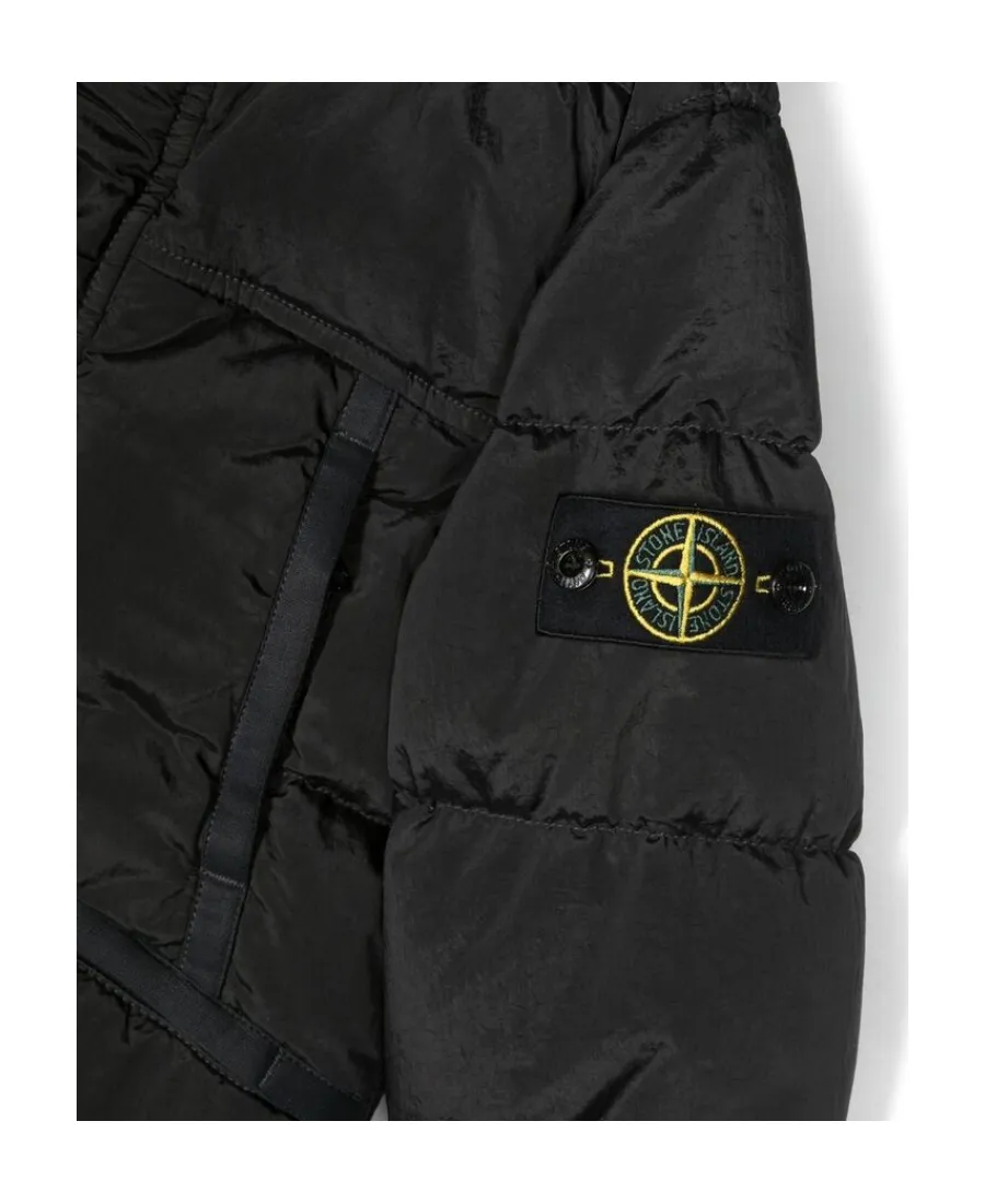 Stone Island Down Jacket Blouson Logo Patch