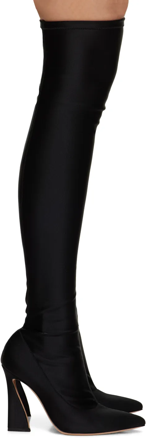 Gianvito Rossi Pointed Toe Over-The-Knee Boots