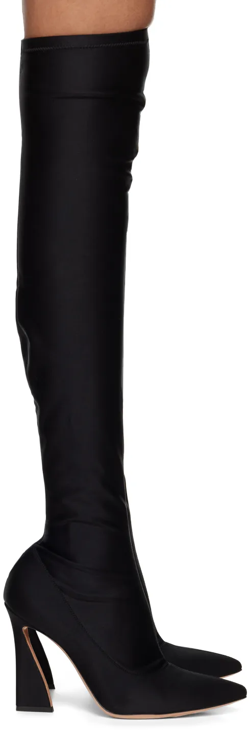 Gianvito Rossi Pointed Toe Over-The-Knee Boots