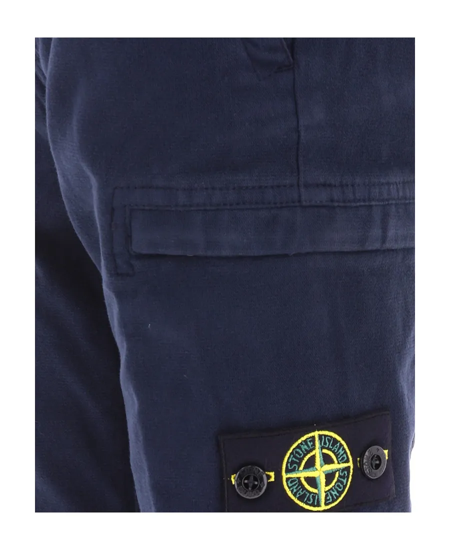 Stone Island Junior Logo Patch Cargo Trousers