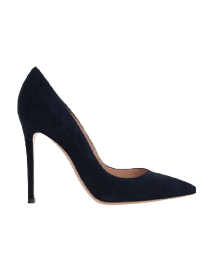 Pointed Suede Pumps