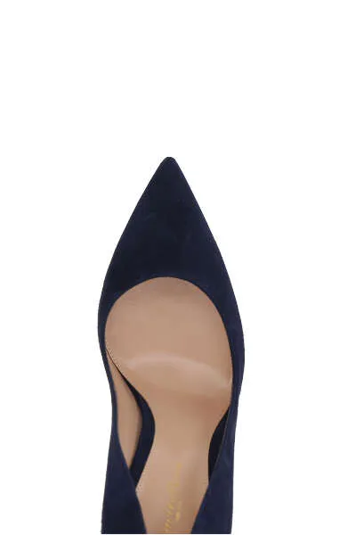 Pointed Suede Pumps