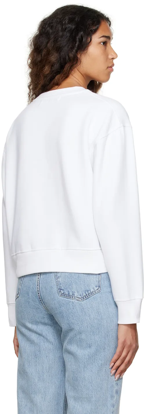 Embroidered-Logo Long-Sleeve Sweatshirt