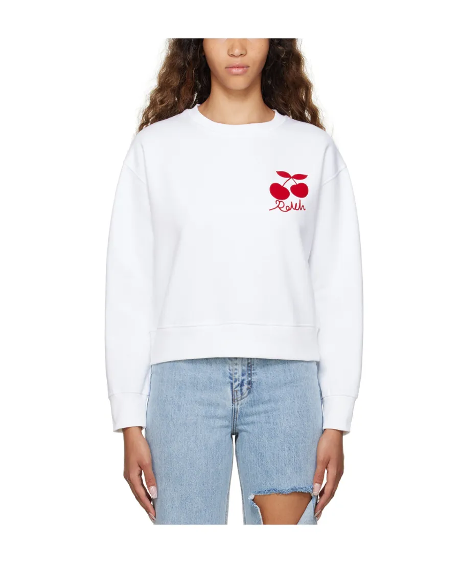 Embroidered-Logo Long-Sleeve Sweatshirt