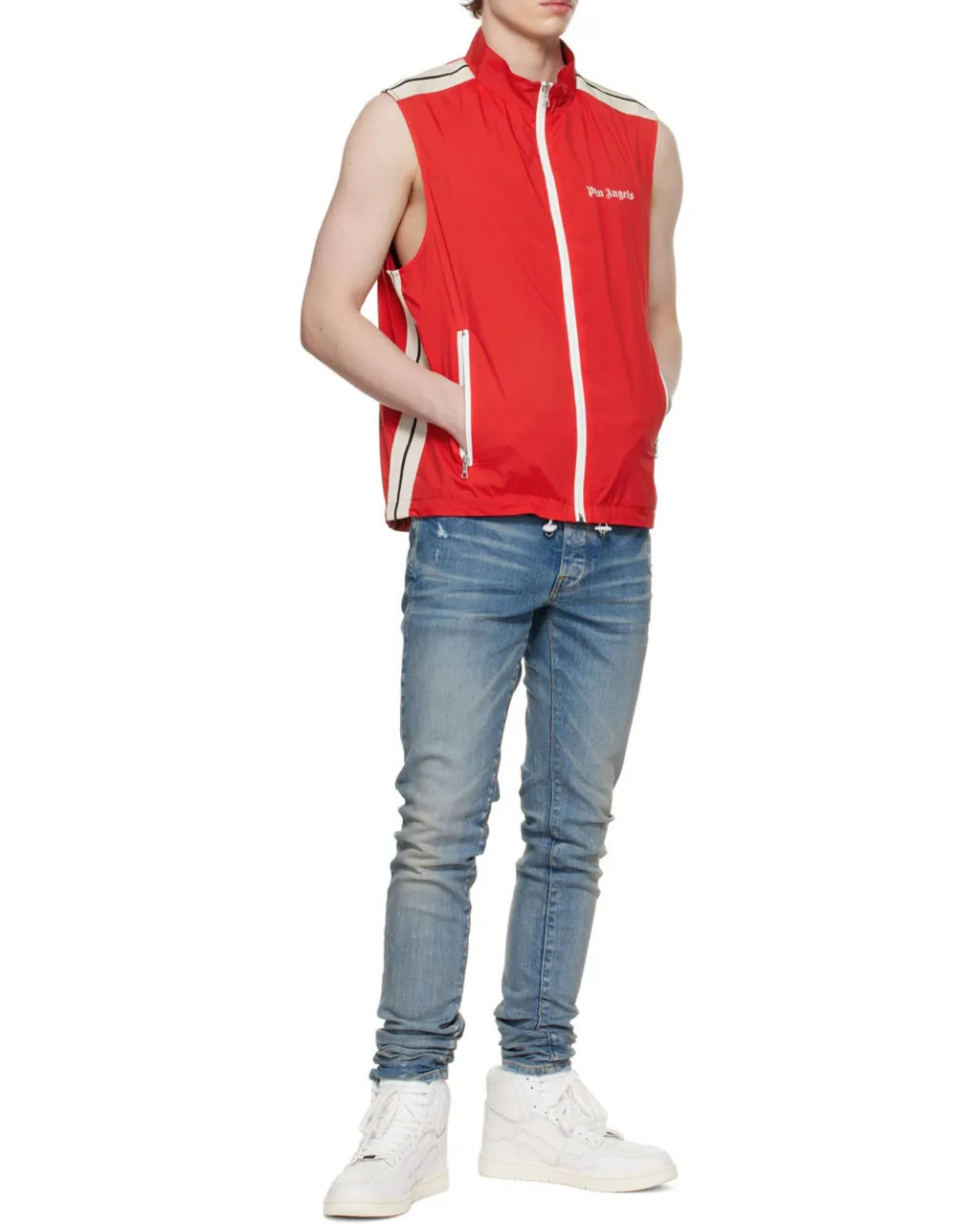 Palm Angels Logo Printed Vest