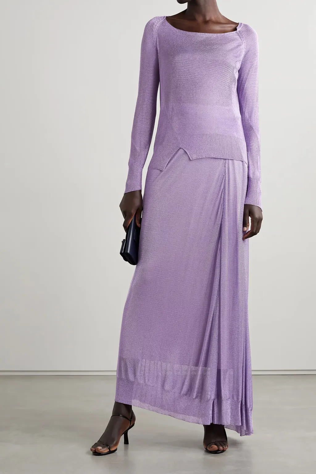 Girela Hollow Knitted Skirt