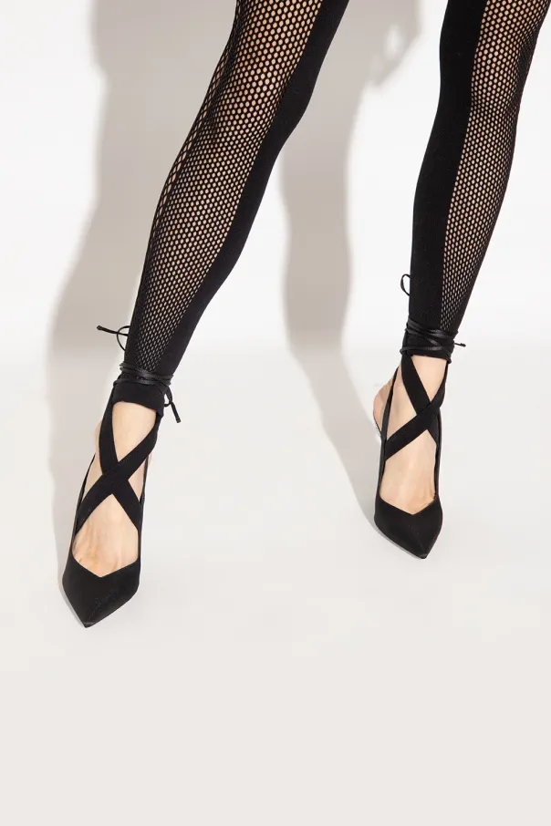 The Attico Venus Embellished Pointed-Toe Pumps