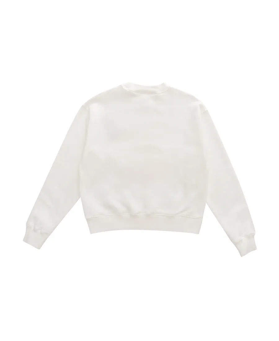 Palm Angels Kids Logo Detailed Crewneck Sweatshirt