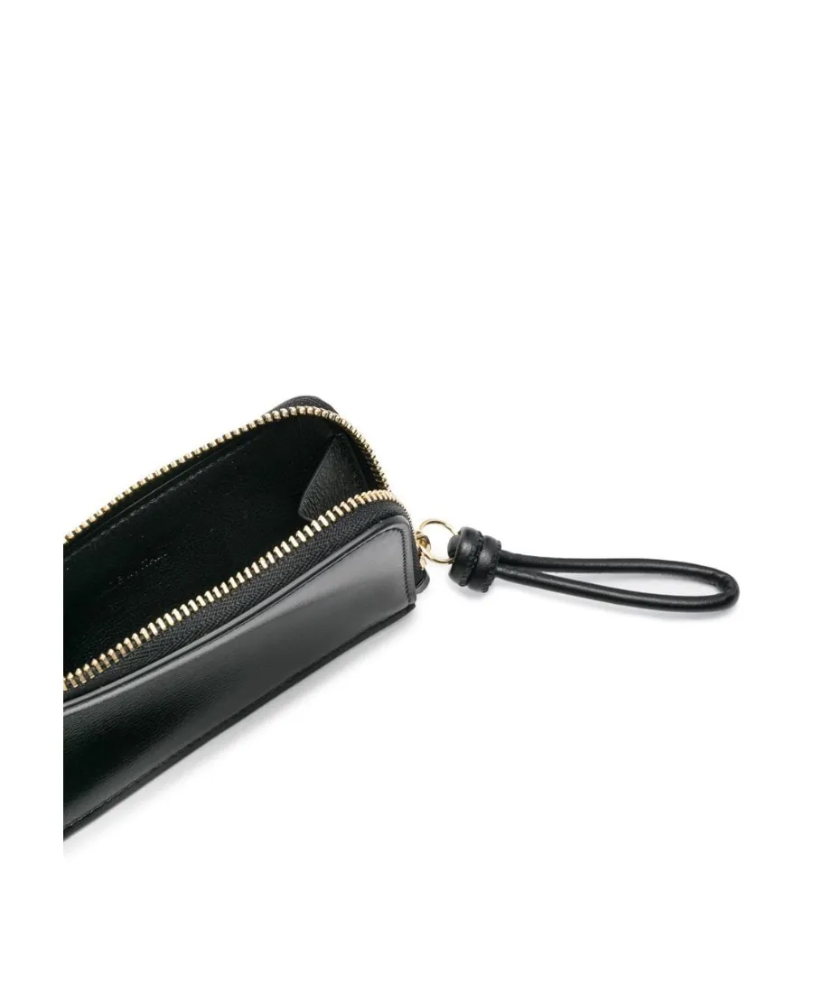 Jil Sander Logo Embossed Zipped Cardholder