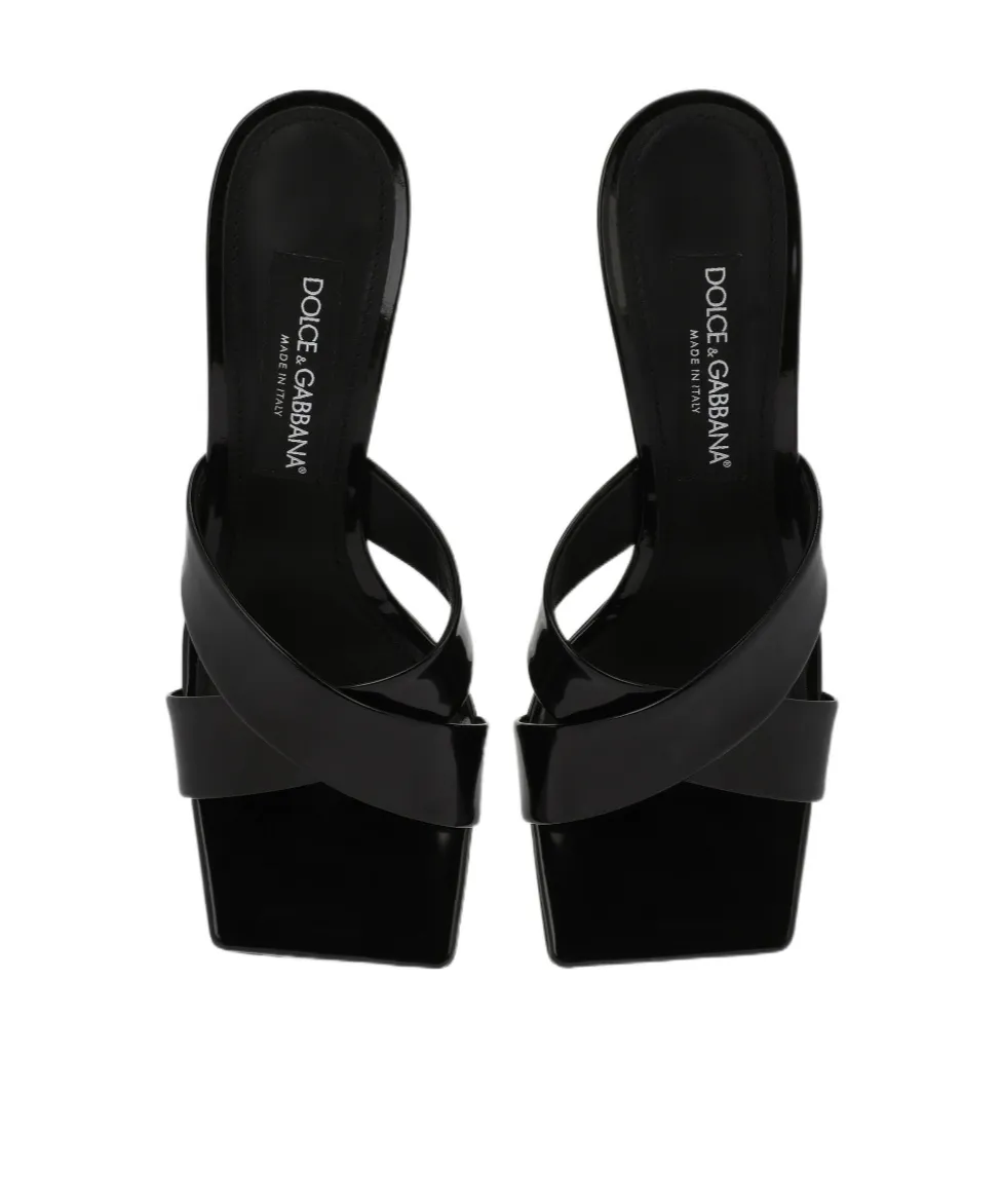 Dolce & Gabbana Dg Heel Slip-On Sandals