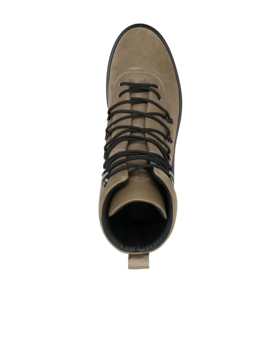 Lace-Up Suede Boots