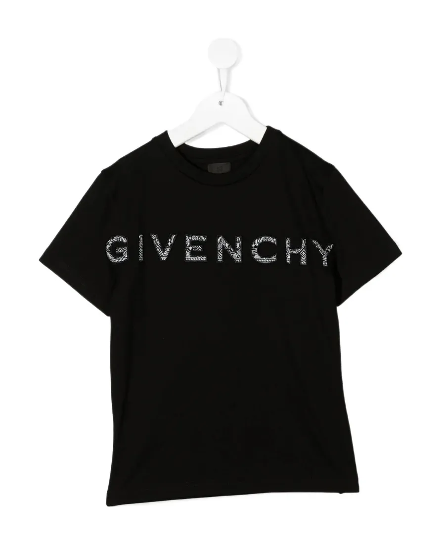 Givenchy Kids Logo Printed Crewneck T-Shirt